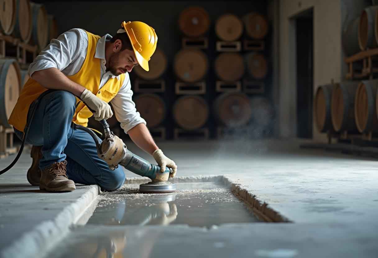 Cómo usar sellador epóxico para reparar grietas en pisos industriales y mantener su durabilidad